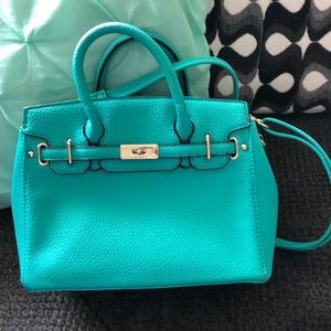 Teal purse